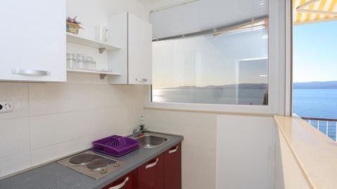 Apartament 2-osobowy z klimatyzacją z widokiem na morze z 1 pomieszczeniem sypialnianym AS-18149-c