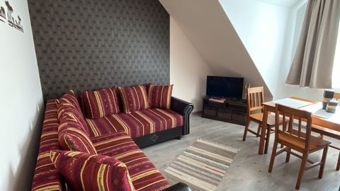 Apartament 2-osobowy Premium z klimatyzacją z 1 pomieszczeniem sypialnianym (możliwa dostawka)