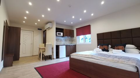 Apartament 2-osobowy na piętrze Studio z 1 pomieszczeniem sypialnianym (możliwa dostawka)