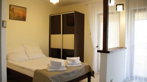 Apartament 6-osobowy na piętrze z klimatyzacją z 2 pomieszczeniami sypialnianymi