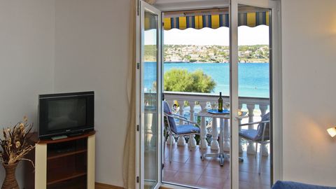 Apartament 2-osobowy Tourist z widokiem na morze z 1 pomieszczeniem sypialnianym (możliwa dostawka)