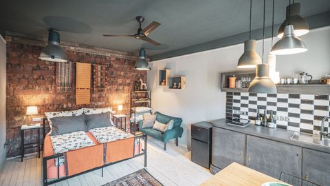 Apartament 2-osobowy Studio z własną kuchnią z 1 pomieszczeniem sypialnianym