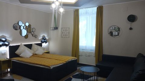 Apartament 4-osobowy Lux z tarasem z 1 pomieszczeniem sypialnianym