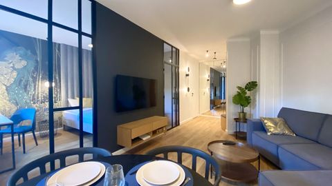 Apartament 4-osobowy Deluxe z dostępem do ogrodu z 2 pomieszczeniami sypialnianymi