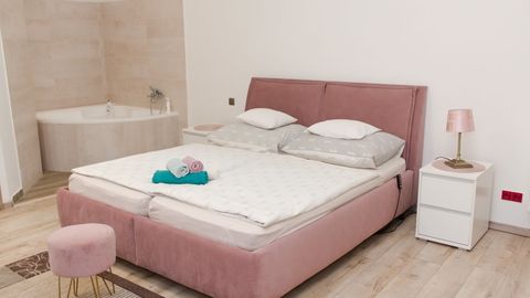 Apartament 2-osobowy Romantyczny z wanną z 1 pomieszczeniem sypialnianym (możliwa dostawka)