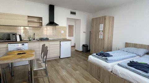 Apartament 2-osobowy z łazienką z klimatyzacją z 1 pomieszczeniem sypialnianym (możliwa dostawka)