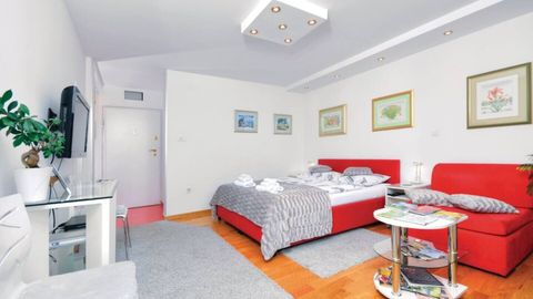 Apartament 3-osobowy z klimatyzacją z tarasem z 1 pomieszczeniem sypialnianym