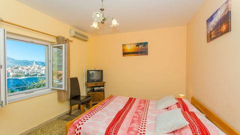 Apartament 2-osobowy z klimatyzacją z widokiem na morze z 2 pomieszczeniami sypialnianymi