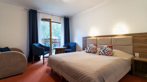 Apartament 2-osobowy Standard Plus z widokiem na rzekę z 1 pomieszczeniem sypialnianym