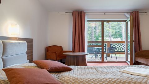Apartament 3-osobowy Standard Plus z widokiem na rzekę z 1 pomieszczeniem sypialnianym