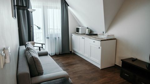 Apartament 3-osobowy na piętrze z aneksem kuchennym z 2 pomieszczeniami sypialnianymi