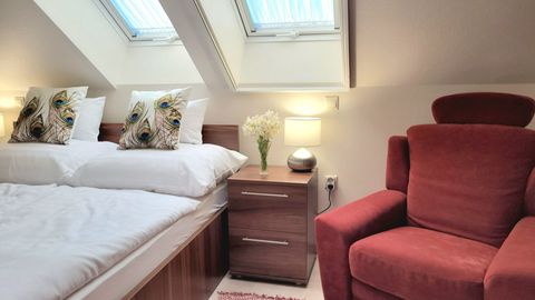 Apartament 4-osobowy z klimatyzacją z własną kuchnią z 2 pomieszczeniami sypialnianymi
