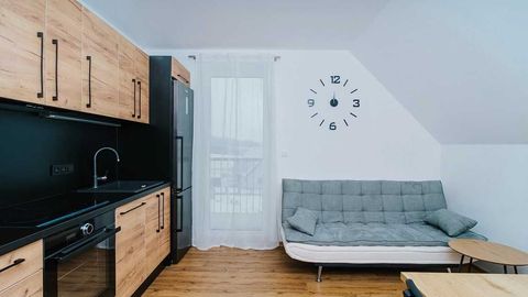Apartament 4-osobowy z prysznicem z własną kuchnią (możliwa dostawka)
