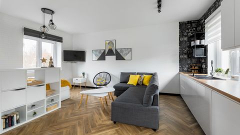 Apartament 4-osobowy Standard z aneksem kuchennym z 1 pomieszczeniem sypialnianym