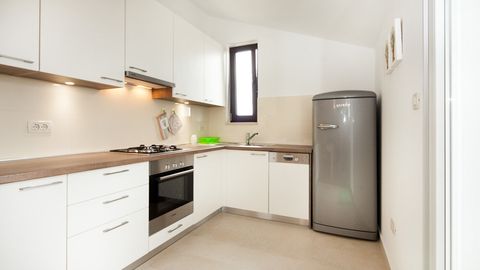 Apartament 4-osobowy z klimatyzacją na piętrze z 2 pomieszczeniami sypialnianymi