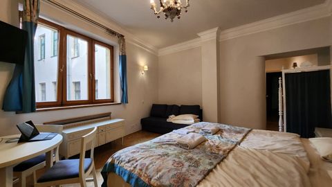 Apartament 4-osobowy z klimatyzacją z własną kuchnią z 1 pomieszczeniem sypialnianym