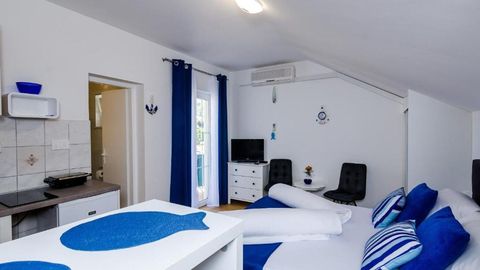 Rezydencja pokój 2-osobowy na piętrze z widokiem na morze z 1 pomieszczeniem sypialnianym