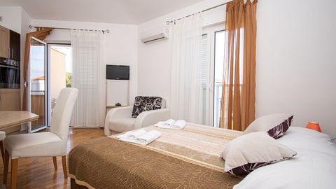 Apartament 2-osobowy z klimatyzacją na piętrze z 1 pomieszczeniem sypialnianym