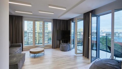 Apartament 6-osobowy na piętrze z balkonem z 3 pomieszczeniami sypialnianymi