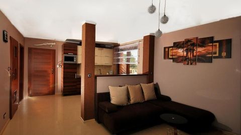 Apartament 4-osobowy na piętrze z balkonem z 2 pomieszczeniami sypialnianymi (możliwa dostawka)