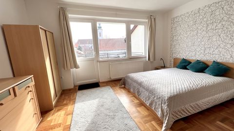 Apartament 4-osobowy z wanną z tarasem z 2 pomieszczeniami sypialnianymi