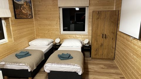 Apartament 2-osobowy z tarasem z własną kuchnią z 1 pomieszczeniem sypialnianym