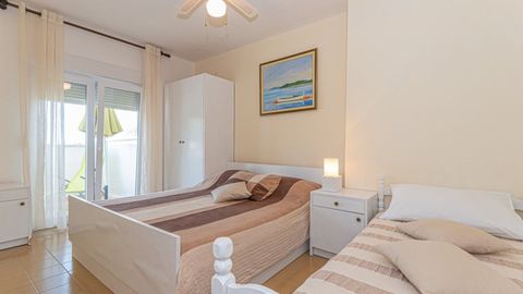 Apartament 3-osobowy na piętrze z widokiem na morze z 1 pomieszczeniem sypialnianym