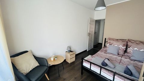 Apartament 4-osobowy na piętrze z łazienką z 2 pomieszczeniami sypialnianymi