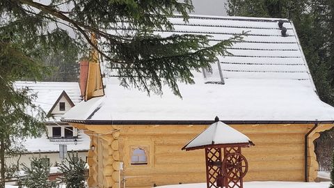 Domek drewniany 6-osobowy cały dom z widokiem na góry