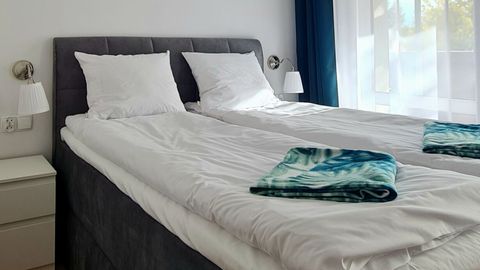 Apartament 4-osobowy Standard z tarasem z 2 pomieszczeniami sypialnianymi
