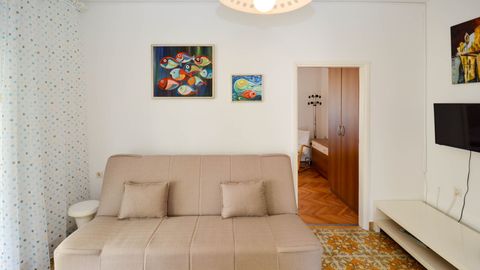 Apartament 3-osobowy na piętrze z klimatyzacją z 2 pomieszczeniami sypialnianymi