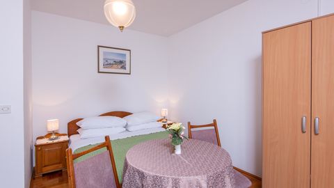Apartament 2-osobowy z klimatyzacją z widokiem na morze z 1 pomieszczeniem sypialnianym