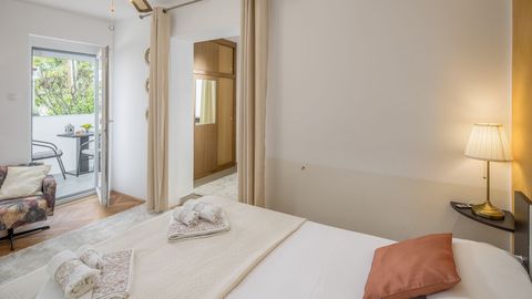 Apartament 3-osobowy z klimatyzacją na piętrze z 2 pomieszczeniami sypialnianymi