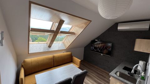 Apartament 5-osobowy Deluxe z klimatyzacją z 2 pomieszczeniami sypialnianymi