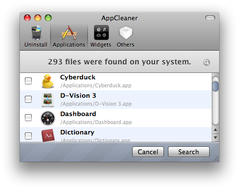 mac app uninstaller for 10.6