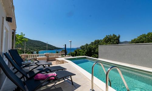 Apartmanok A Tenger Mellett Medencével Tri Zala, Korcula - 558 Tri Žala