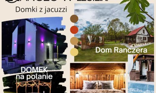 Ranczo w lesie - domki z jacuzzi Ożarów