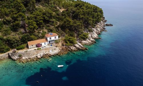 Halászkunyhó Nyaraláshoz A Tenger Mellett Öböl Skozanje, Hvar - 4009 Skozanje