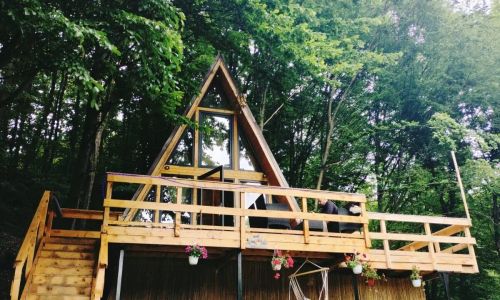 Cabana A-frame ,,la Constantini,, Curtea de Argeș
