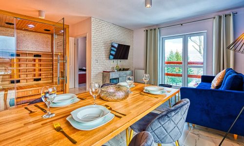 Apartament Sępia Góra Premium z Sauną - 5D Apartamenty Świeradów-Zdrój