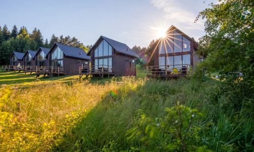  POLANA PIORUN Domki na zboczu góry Piorun Krynica-Zdrój