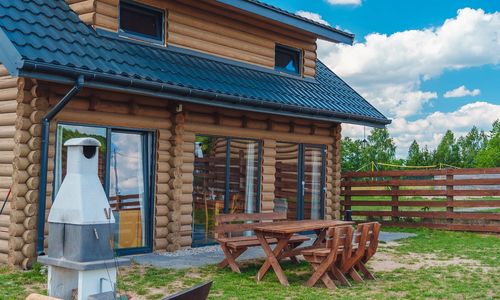 Zalesie 7D - domki nad jeziorem z własną linią brzegową MAZURY