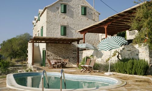 Ház A Tenger Mellett Medencével Sumartin, Brac - 3101 Sumartin