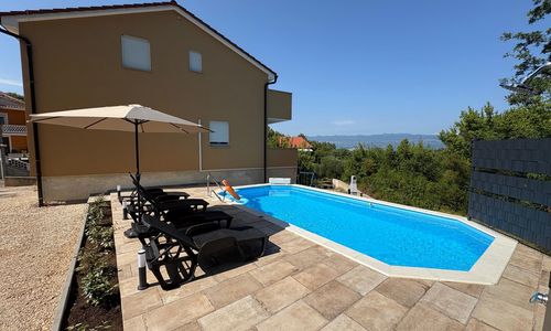 Ház Családok Részére Medencével Risika, Krk - 20848 Risika