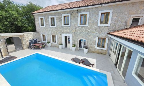 Stone House with Pool Tribalj