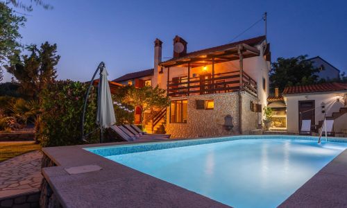 Ház Családok Részére Medencével Risika, Krk - 23314 Risika