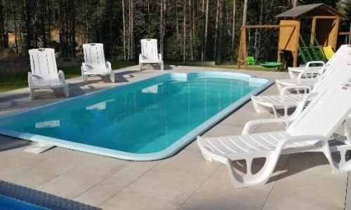 Domek Aleksander z basenem, banią ruską i sauną