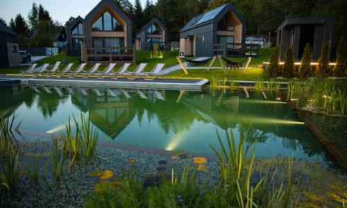 Domki Bobrowe Wzgórza Resort Bobrów