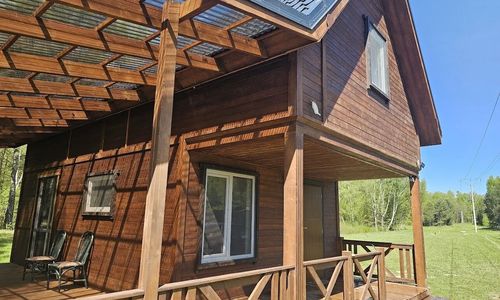 Domek  Letniskowy Brązowy- całoroczny