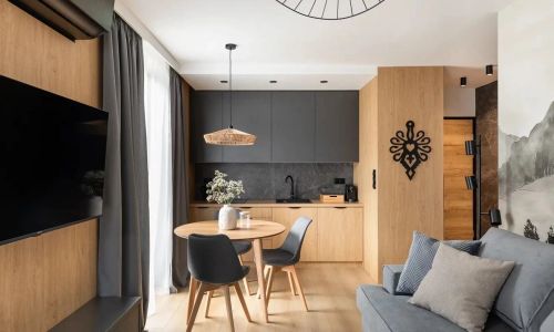 Cyrhla Apartamenty-Apartament B5 z balkonem i 1 sypialnią